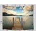 Gulf Wood Pier Hills Nature Tapestry For Living Room Bedroom Dorm Wall Hanging   253813890458
